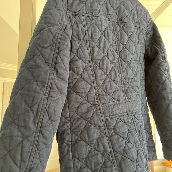 JCREW Factory quilted zip front jacket cost XS New with tag Navy - Picture 3 of 4